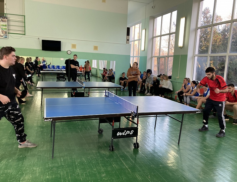 Соревнования по настольному теннису среди студенческих спортивных клубов города Керчь