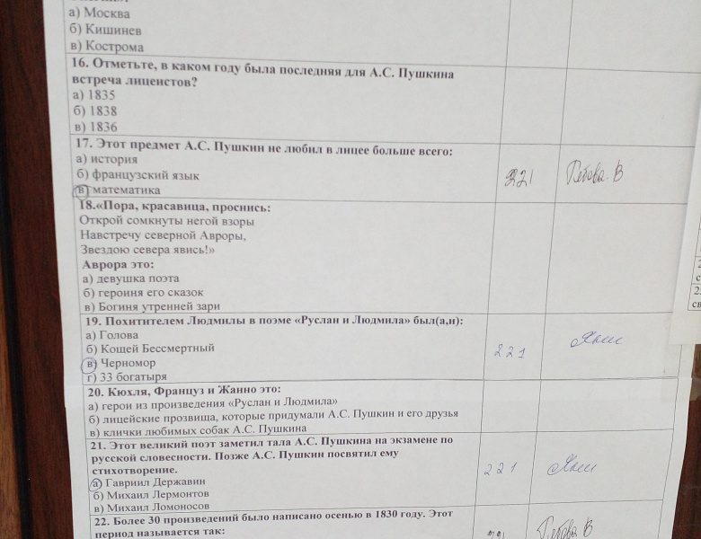 ПУШКИН – НАШЕ ВСЕ!